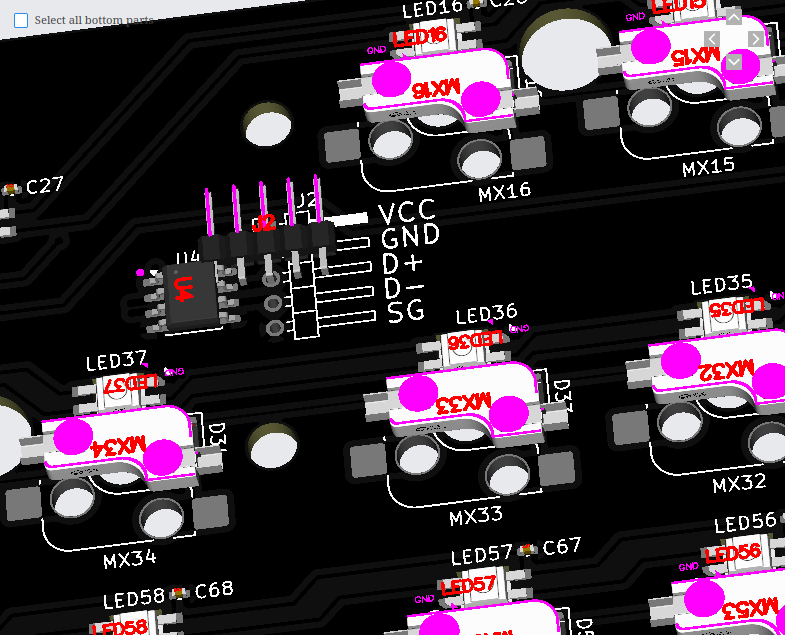 JLCPCB component placements