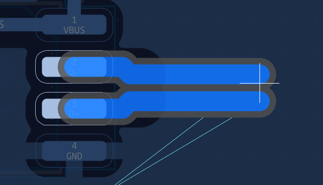 Wiring a differential pair