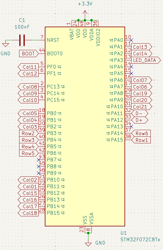 STM32 final wiring