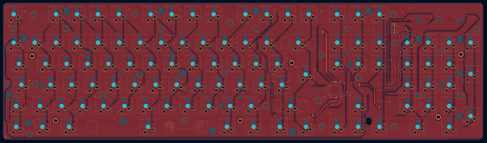 Final back copper layer