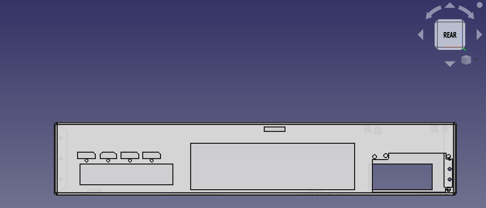 CAD Chassis Back